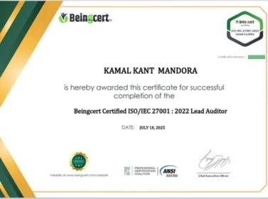BeingCert Certificate 4